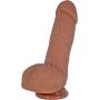 The Thicc DICC by FUKENA - Realistic Dual Density Silicone Dildo, 5.75 Inches Insertable (Light Skin)