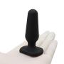 Toysdance 75*40mm Silicone Anal Plug For Adult Erotic Sex Toys 9204-black