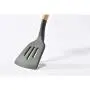 BeesClover Wood Handle Silicone Kitchenware Set Cooking Tools for Non Stick Pan Wooden Set of Eight