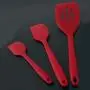 5Pcs Silicone Cooking Tool Set Flexible Kitchenware Non Stick Baking Tool With Round Handle And Eggbeater For Kitchen Restaurant