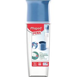 Maped Picnik Concept Adult Spillproof Water Bottle, 16.9 oz, Storm Blue (871803)