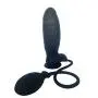 Perfect Size Inflatable Oversized Silicone Massage Wand Funny Toys of Men Women Pleasure Toy - Black