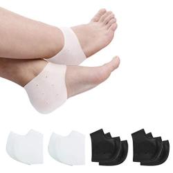 Breathable Heel Cups, Plantar Fasciitis Inserts, Heel Pads Cushion Great for Heel Pain, Heal Dry Cracked Heels, Achilles Tendinitis, for Men & Women