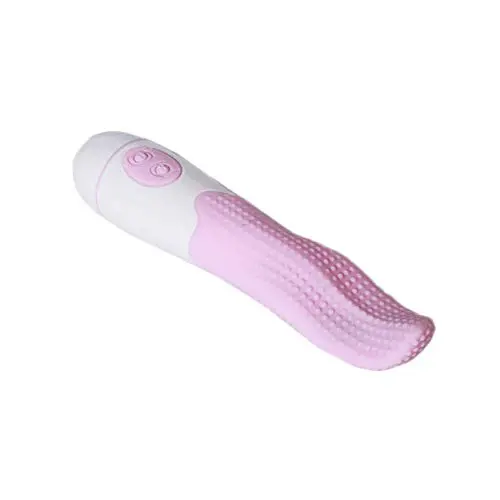 LLtidmsWL Powerful Vibrate Wand Massager Wireless & Waterproof - Powerful Multi Speed Vibration Adult Women Silicone G-spot Tongue Masturbation Flirting Vibrator Couple Sex Toy Pink