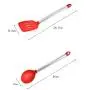 SKYyao Kitchen utensil set Stainless steel pipe handle Silicone kitchenware 8 piece set cooking spoon shovel kitchenware set silicone