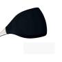 Hjyi Silicone Kitchen Utensils Set High temperature non-stick pot spatula fried vegetables nylon silicone spatula kitchenware long handle protection spatula (2 pieces set black and red)