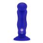 6.5" Powerful 10 Vibrating Functions Personal Massager - Platinum Silicone Vibrating Dildo - Suction Cup Harness Compatible - USB Rechargeable - Sex Toy for Women - Sex Toy for Adults (Blue)