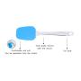Silicone scraper Food grade baking tool Three-piece suit Heat resistant silicone spatula Rubber scraper Kitchenware,Blue