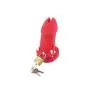 FeiGu Silicone Chastity Cage Device for Male Penis Exercise Sex Toys Fetish Erotic 4(Long,red)
