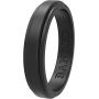 BANDED GLORY Silicone Wedding Ring for Men, Rubber Wedding Bands, Step Edge Design