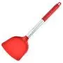 JunbosiKitchenware Silicone Kitchenware 4 Piece Set Non-Stick Pan Shovel Wide Head Stainless Steel Shovel Shovel Cooking Shovel Cooking Shovel Set,Red