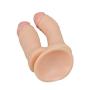 Wjvnbah Sex Toys Realistic Dildo Double-Headed Penis Elastic Double-Sided Silicone Penis Double Hole Stimulation Anal Dildo Female Masturbation Massager