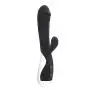 Auonk Function Vibrant Silicone Waterproof Toys for Women (Black-008)
