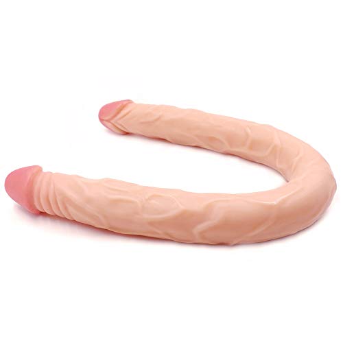 JRZDFXS Silicone 21.56 inch Realistic and Extremely Soft Adult Toy Big Size Double D-ong for Women for Female Beginner Personal Body