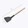 Silicone kitchenware nine-piece set of stainless steel handle cooking tools including spaghetti grabbing brush scraper spatula shovel spoons, etc.