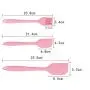 JunbosiKitchenware Non-Stick Pan Silicone Kitchenware Set of 6 Food Grade Silicone Food Clip Egg Beater Baking Set