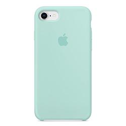 Dawsofl Soft Silicone Case Cover for Apple iPhone 8 (4.7inch) Boxed- Retail Packaging (Marine Green)