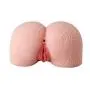 Lifelike Pocket Pusseys Ssexy Love Doles for Men Realistic Smooth Skin Durable Silicone 2 Tight Holes Live Cup Adult Toys for Men Hands Free (Color : Skin)