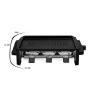 The Electric Double-Layer Grill, The Accessories Can Be Combined In 4 Ways, Suitable For Free Barbecue, Etc.