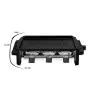 The Electric Double-Layer Grill, The Accessories Can Be Combined In 4 Ways, Suitable For Free Barbecue, Etc.