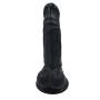 Yasuodd Portable 8.3 inch Realistic Massager Toys Lifelike Silic?ne-D?ld? with Suction Cup for Women (Color : Black)