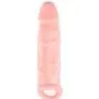 Privacy Packaging. King-Sized Real 9 Inch Silicone penile Condom Expander expands Male Chastity Toys Lengthen Cock Sleeves Dick Socks Reusable Condoms