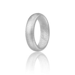 ROQ Silicone Wedding Ring for Women, Affordable Silicone Rubber Wedding Bands, 7 Packs, 4 Pack & Singles - Glitters & Metallic - Rose Gold, Silver, Pink, Black, Blue