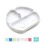 Bumkins Silicone Grip Dish, Suction Plate, Divided Plate, Baby Toddler Plate, BPA Free, Microwave Dishwasher Safe ? Marbled