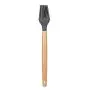 Wood Handle Silicone Kitchenware Non-stick Cook Utensils Create a Warm Kitchen for U(Butter Brush)