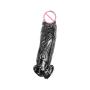 Length Extra Girth Silicone Realistic Sleeve Extension Extender Toy for Men, Couples, 8 inch