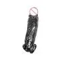 Length Extra Girth Silicone Realistic Sleeve Extension Extender Toy for Men, Couples, 8 inch