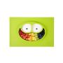 ezpz Happy Mat - One-Piece Silicone placemat + Plate (Lime)