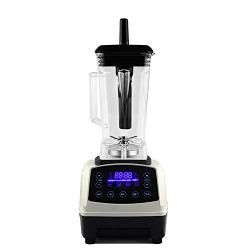 Touchscreen Digital Automatic Smart Timer 3Hp 2L Professional Smoothies Blender Mixer Juicer Food Fruit Processor,Black Extra Driver,Eu Plug