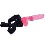 9.05inch Safe Soft Material Real Hollow Strap on Toy-Didle Unisex Massager Extension Good Tools Women Pink