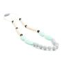 lofca Baby Toys Silicone Teething Necklace for Mom to Wear-BPA Free -Anti Flammatory,Drooling , Teething Pain Reduce Properties-Nursing Necklace Perfect for Breastfeeding Moms-Ina(Mint)