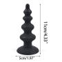RITER 10 Vibrantion Modes Silicone Amal Plug Six Toys for Women Beginner