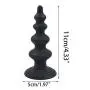 RITER 10 Vibrantion Modes Silicone Amal Plug Six Toys for Women Beginner
