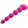 Amal Six Toys Vib Prostrate Massager Anales Trainer Massage Toy with 3 Motor-10 Frequency Vib Anales Beads Silicone Trainer Fun Toys for Beginners Rose red by Larben