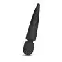 Velocity Waterproof 10 Speed Silicone Wireless Therapeutic Massager Wand (Midnight Black)