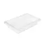 Rubbermaid Commercial Products Food Storage Box/Tote for Restaurant/Kitchen/Cafeteria, 2 Gallon, Clear (FG330700CLR)