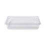 Rubbermaid Commercial Products Cold Food Insert Pan for Restaurants/Kitchens/Cafeterias, Full Size, 4 Inches Deep, Clear (FG131P00CLR)