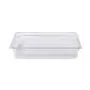 Rubbermaid Commercial Products Cold Food Insert Pan for Restaurants/Kitchens/Cafeterias, Full Size, 4 Inches Deep, Clear (FG131P00CLR)