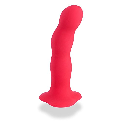 Fun Factory Small G-spot/Silicone/Realistic/Tiger/Share/Bouncer/Vibrating Strap On Double Dildos (Bouncer Red)