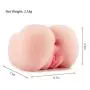 3D Realistic Artificial Toys for Male with 2 Entries Cup Soft Silicone Underwear, Lifelike Soft Silicone Dolls Mens Male Adult Toys,Men Best Gift Couples Silicone Toys,Lifelike Maiden Dòll，T-Shirt