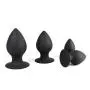 OUYAWEI 1Pc/4Pcs Sex Butt Plug Erotic Toys Silicone Anal Plug Adult Products Anal Sex Toys for Men Women Gay Prostate Massager 4 Pcs/Set