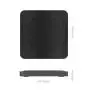Fast Wireless Charger 10W - by TalkWorks | Qi Certified Wireless Charging Pad (No Wall Adapter) for Apple iPhone XR, iPhone XS Max, iPhone XS, iPhone X, iPhone 8, Samsung Galaxy S10, S9, S8 - Black