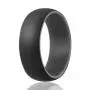 ROQ Silicone Wedding Ring for Men - 3 Packs/4 Packs & Singles - Duo Collection Silicone Rubber Wedding Bands - Classic Styles