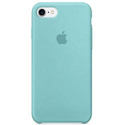 Anti-Drop iPhone 8 Plus / 7 Plus (5.5Inch) Liquid Silicone Gel Case, TOSHIELD Soft Microfiber Cloth Lining Cushion for iPhone 8 Plus and 7Plus (Sky Blue)