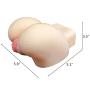 Hommoo 3D Lifelike Realistic Male Vibrartor-?ìld`? Silicone Toys for Men