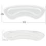Heel Grips,Gel Heel Liners for Women Men, Heel Pads Cushion Inserts, Slippage Grips for Loose Shoes, Anti-Blister, Clear (5 Pairs)